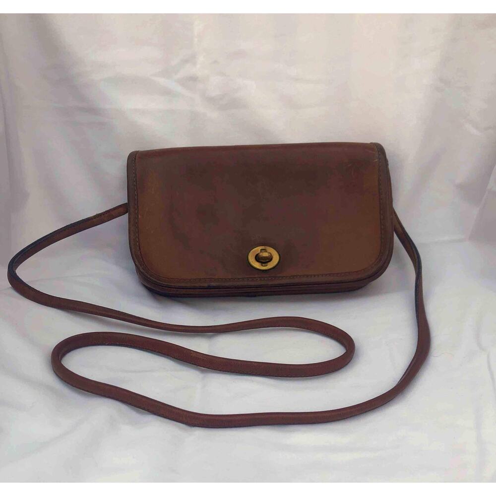 Vintage Coach Saddle Cross Body Bag Purse Made in New York